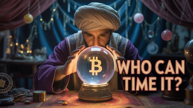 EVEN I can’t predict if Bitcoin‘s price (neither can you)