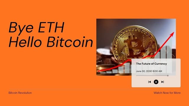 I sold Ethereum at 3600 and went 100 percent Bitcoin!