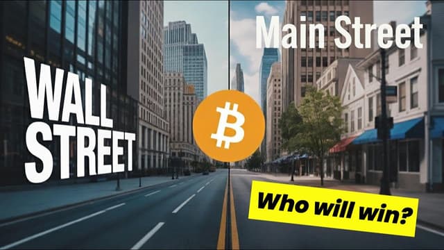 Why Main Street Needs Bitcoin Before Wall Street Takes Over