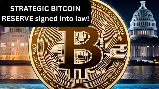 STRATEGIC BITCOIN RESERVE signed into law! So why is Bitcoin still CHEAP?!?